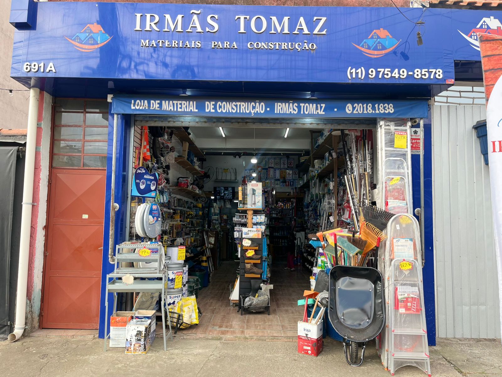 Fachada da Depósito Irmãs Tomaz em São Mateus